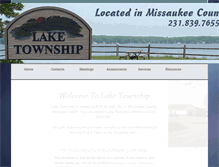 Tablet Screenshot of laketownshipmissaukee.com